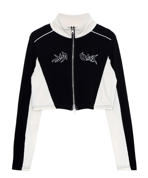 Figments（フィグメンツ）の「バイカーデザイントップス（Tシャツ/カットソー・レディース・ブラック・FREE）」の17枚目の写真