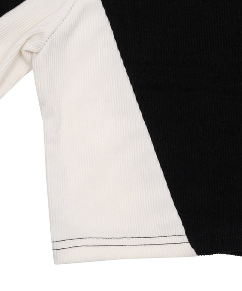 Figments（フィグメンツ）の「バイカーデザイントップス（Tシャツ/カットソー・レディース・ブラック・FREE）」の10枚目の写真