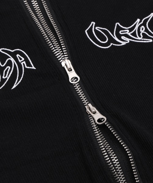 Figments（フィグメンツ）の「バイカーデザイントップス（Tシャツ/カットソー・レディース・ブラック・FREE）」の8枚目の写真