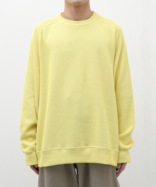 美品 POLYPLOID 24SS RAGLAN CREW NECK B 3 POLYPLOID RAGLAN CREW NECK size:3