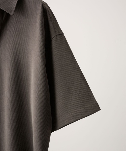 CLEL（クレイル）の「【CLEL】Herringbone TR Short Sleeve Side Lace