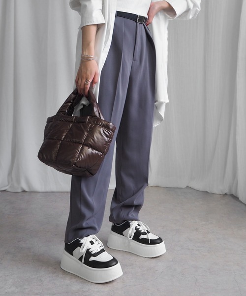 minia（ミニア）の「トラックソールローカットスニーカー（スニーカー・レディース・ホワイト×ブラック/ブラック/ホワイト・M/S/LL/L）」の19枚目の写真