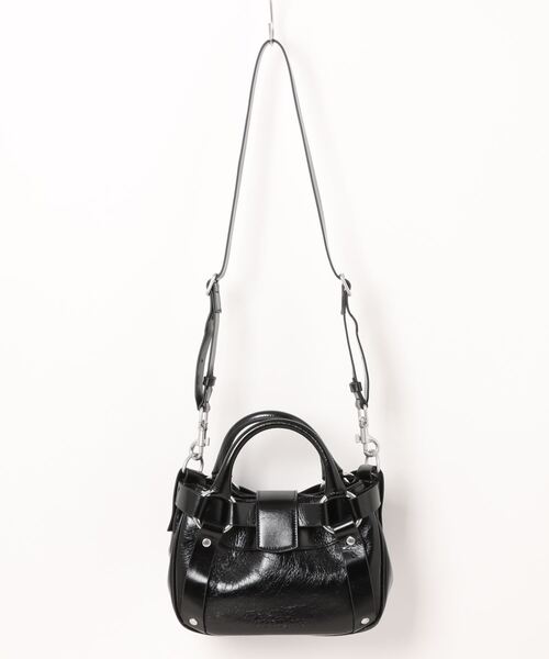 inter-chaussures(インターショシュール)の「【BIASIA】ミディアムサイズレザーハンドバッグ(Q46465)(ハンドバッグ・レディース・ブラック・ALL)」の1枚目の写真