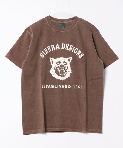 SIERRA DESIGNS(シェラデザイン)の「<Good Onコラボ>【SIERRA DESIGNS】Good On × SIERRA DESIGNS DOG TEE(Tシャツ/カットソー・メンズ・ブラック×ホワイト/グリーン/ボルドー/ブラウン/ナチュラル/モスグリーン系1/ブルー系その他/イエロー・SMALL/MEDIUM/LARGE/X-LARGE)」の3枚目の写真