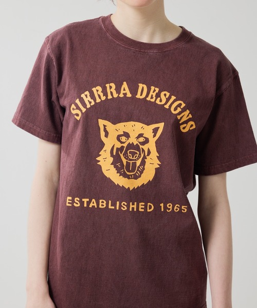 SIERRA DESIGNS(シェラデザイン)の「<Good Onコラボ>【SIERRA DESIGNS】Good On × SIERRA DESIGNS DOG TEE(Tシャツ/カットソー・メンズ・ブラック×ホワイト/グリーン/ボルドー/ブラウン/ナチュラル/モスグリーン系1/ブルー系その他/イエロー・SMALL/MEDIUM/LARGE/X-LARGE)」の10枚目の写真
