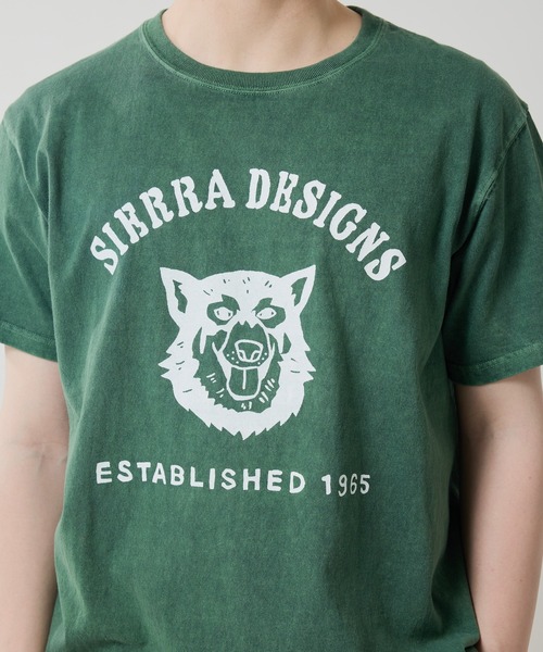 SIERRA DESIGNS(シェラデザイン)の「<Good Onコラボ>【SIERRA DESIGNS】Good On × SIERRA DESIGNS DOG TEE(Tシャツ/カットソー・メンズ・ブラック×ホワイト/グリーン/ボルドー/ブラウン/ナチュラル/モスグリーン系1/ブルー系その他/イエロー・SMALL/MEDIUM/LARGE/X-LARGE)」の9枚目の写真