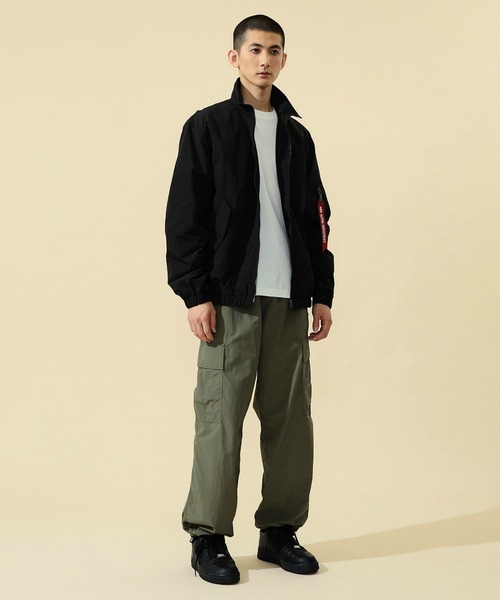 ALPHA（アルファ）の「【撥水/速乾/軽量 /耐久性】テックMA-1 supplex