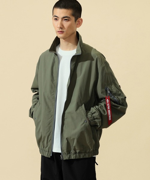 希少カラー★90s USA製 ALPHA MA-1 ブラック XL　D634 ALPHA（アルファ）の「【撥水/速乾/軽量 /耐久性】テックMA-1 supplex