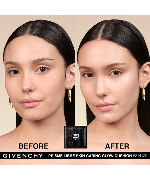GIVENCHY BEAUTY(ジバンシイ ビューティー)の「プリズム・リーブル・スキンケアリング・グロウ・クッション(レフィル)(ファンデーション・レディース・1-N95/2-N150/1-W105/1-C105/2-W110/2-N120・FREE)」の20枚目の写真