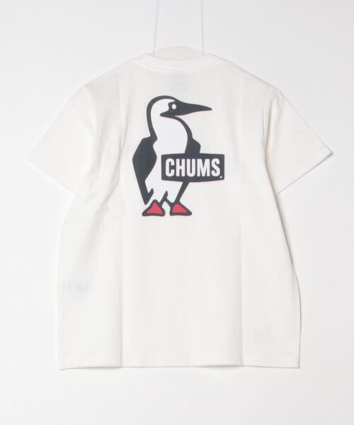 CHUMS(チャムス)の「CHUMS/チャムス Tシャツ LOGO CH11-2279(Tシャツ/カットソー・レディース・ホワイト/グレイッシュベージュ/ブラック/ブルー/マルチ・M/L)」の20枚目の写真