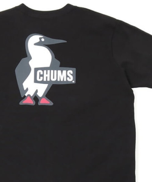 CHUMS(チャムス)の「CHUMS/チャムス Tシャツ LOGO CH11-2279(Tシャツ/カットソー・レディース・ホワイト/グレイッシュベージュ/ブラック/ブルー/マルチ・M/L)」の1枚目の写真