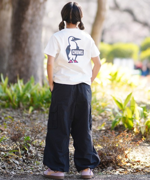 CHUMS(チャムス)の「CHUMS/チャムス Tシャツ LOGO CH11-2279(Tシャツ/カットソー・レディース・ホワイト/グレイッシュベージュ/ブラック/ブルー/マルチ・M/L)」の11枚目の写真