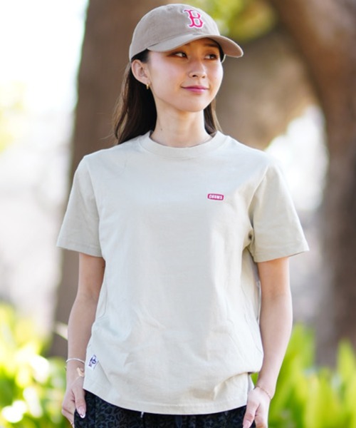 CHUMS(チャムス)の「CHUMS/チャムス Tシャツ LOGO CH11-2279(Tシャツ/カットソー・レディース・ホワイト/グレイッシュベージュ/ブラック/ブルー/マルチ・M/L)」の12枚目の写真