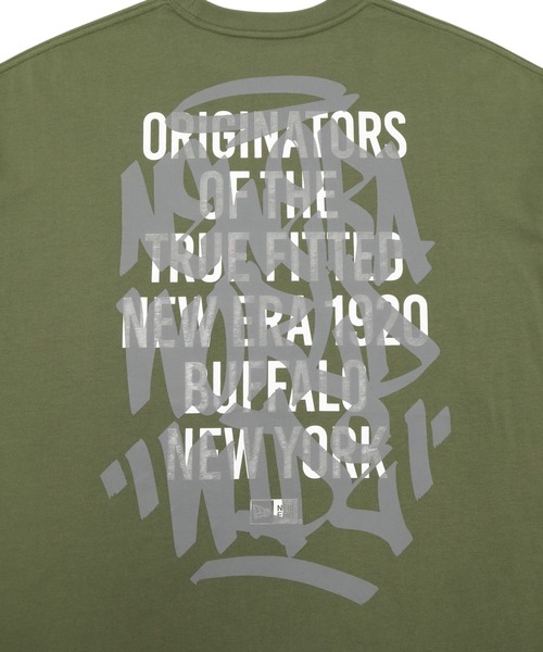 NEW ERA(ニューエラ)の「ニューエラ 半袖Tシャツ オーバーサイズ ONSPOTZ別注(Tシャツ/カットソー・メンズ・ブラック/ホワイト/ダークグレー/パープル/オフホワイト/ネイビー/オリーブ/ホワイト系その他2/ブラック系その他/ネイビー系/グレー系その他/ホワイト系その他・XL/L/M/XXL/S)」の22枚目の写真