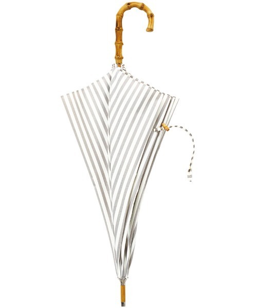 because（ビコーズ）の「because（ビコーズ）Plain Color&Stripe&Check&Botanical Print 晴雨兼用傘（UVカット）（長傘・レディース・ネイビー/グレー/グレー×ホワイト/サックスブルー/ブラック/アイボリー/ホワイト系その他/グリーン/グレー系その他2/オレンジ/ブルー・ONE SIZE）」の13枚目の写真