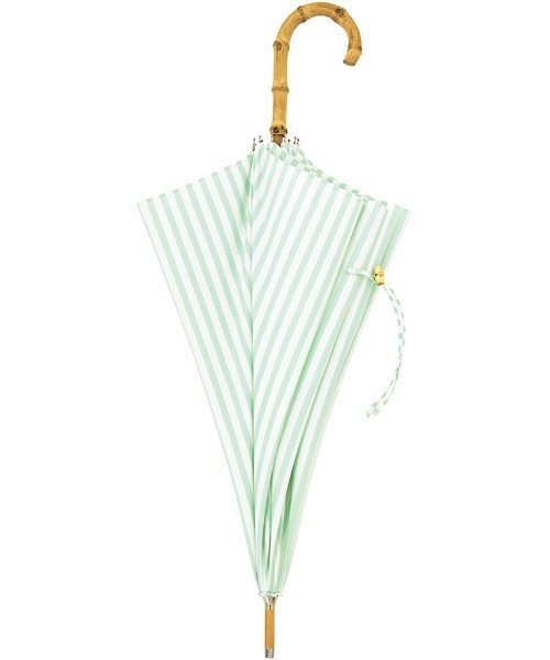 because（ビコーズ）の「because（ビコーズ）Plain Color&Stripe&Check&Botanical Print 晴雨兼用傘（UVカット）（長傘・レディース・ネイビー/グレー/グレー×ホワイト/サックスブルー/ブラック/アイボリー/ホワイト系その他/グリーン/グレー系その他2/オレンジ/ブルー・ONE SIZE）」の21枚目の写真