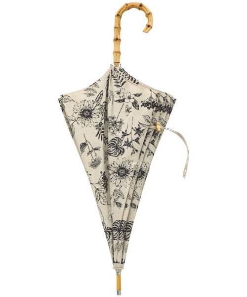 because（ビコーズ）の「because（ビコーズ）Plain Color&Stripe&Check&Botanical Print 晴雨兼用傘（UVカット）（長傘・レディース・ネイビー/グレー/グレー×ホワイト/サックスブルー/ブラック/アイボリー/ホワイト系その他/グリーン/グレー系その他2/オレンジ/ブルー・ONE SIZE）」の22枚目の写真