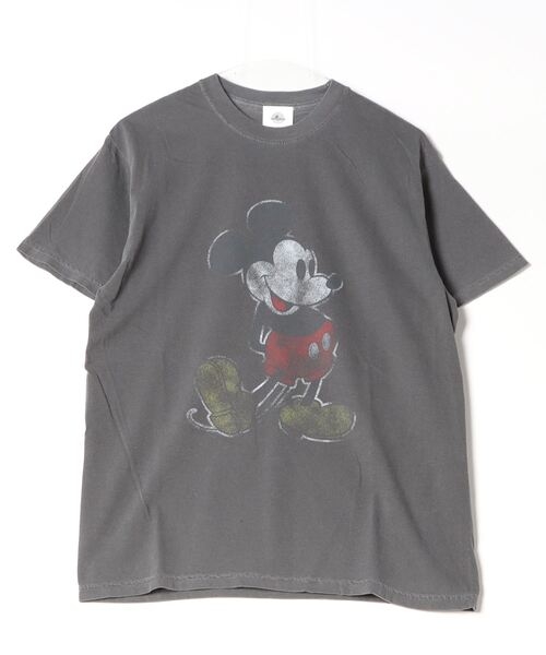Disney(ディズニー)の「∴【 Goodwear × Disney / グッドウェア × ディズニー 】 ミッキーマウス ヴィンテージ プリントTシャツ(Tシャツ/カットソー・メンズ・ホワイト/ブラック・L/M/XL)」の6枚目の写真