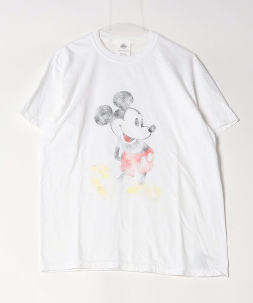 Disney(ディズニー)の「∴【 Goodwear × Disney / グッドウェア × ディズニー 】 ミッキーマウス ヴィンテージ プリントTシャツ(Tシャツ/カットソー・メンズ・ホワイト/ブラック・L/M/XL)」の11枚目の写真