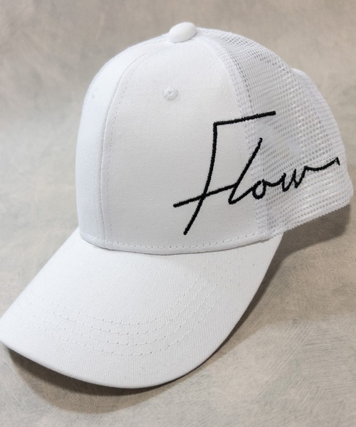 BAYBLO（ベイブロ）の「(KS)FLOW ロゴメッシュキャップ（キャップ・メンズ・ホワイト×ブラック/ブラック×ホワイト/ブラック×ゴールド・FREE）」の2枚目の写真