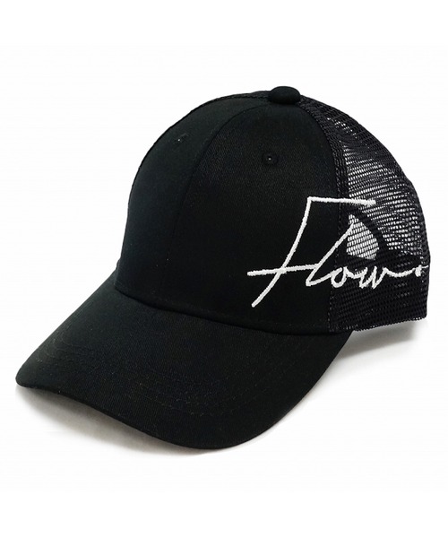 BAYBLO（ベイブロ）の「(KS)FLOW ロゴメッシュキャップ（キャップ・メンズ・ホワイト×ブラック/ブラック×ホワイト/ブラック×ゴールド・FREE）」の4枚目の写真
