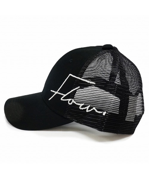BAYBLO（ベイブロ）の「(KS)FLOW ロゴメッシュキャップ（キャップ・メンズ・ホワイト×ブラック/ブラック×ホワイト/ブラック×ゴールド・FREE）」の5枚目の写真