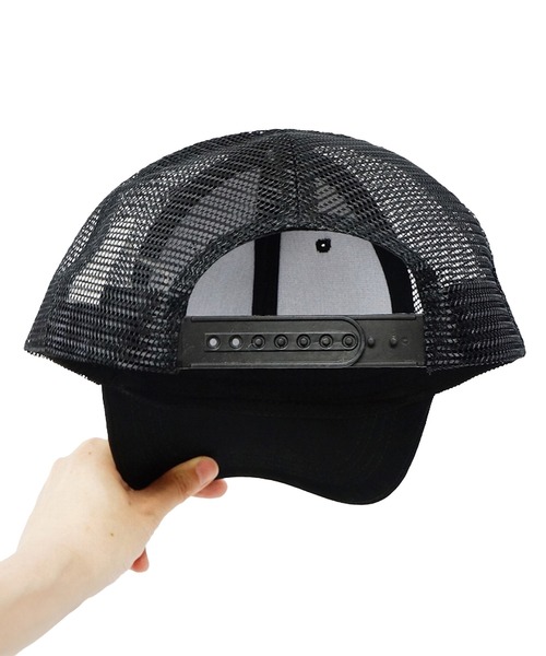 BAYBLO（ベイブロ）の「(KS)FLOW ロゴメッシュキャップ（キャップ・メンズ・ホワイト×ブラック/ブラック×ホワイト/ブラック×ゴールド・FREE）」の8枚目の写真