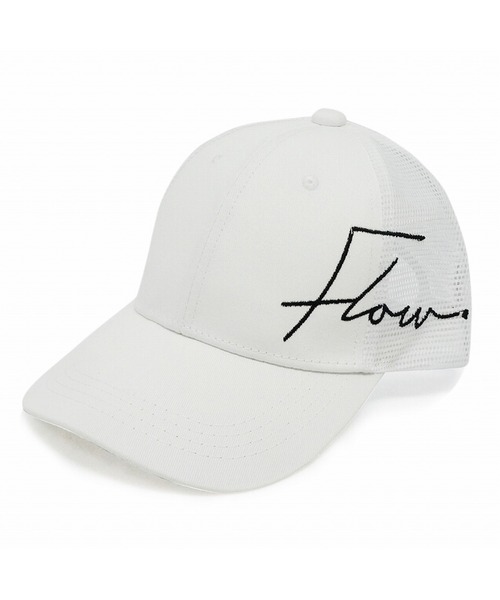 BAYBLO（ベイブロ）の「(KS)FLOW ロゴメッシュキャップ（キャップ・メンズ・ホワイト×ブラック/ブラック×ホワイト/ブラック×ゴールド・FREE）」の9枚目の写真
