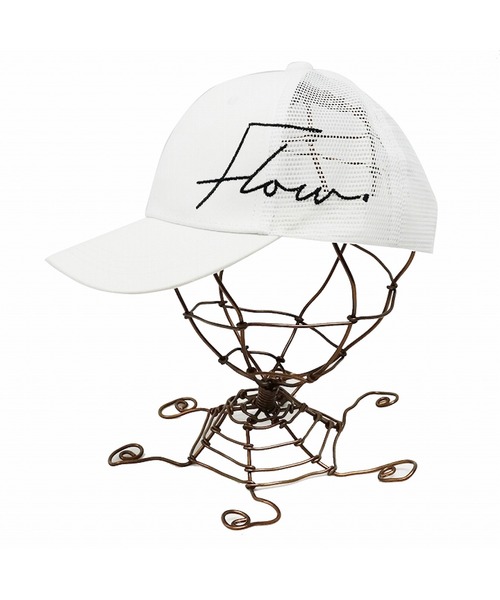 BAYBLO（ベイブロ）の「(KS)FLOW ロゴメッシュキャップ（キャップ・メンズ・ホワイト×ブラック/ブラック×ホワイト/ブラック×ゴールド・FREE）」の10枚目の写真