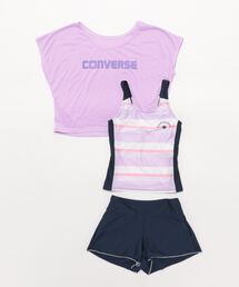 CONVERSE（コンバース）の「【CONVERSE/コンバース】キッズボーダータンキニキュロット付３点セット　水着（水着）」