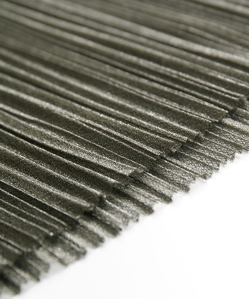 ROPE' PICNIC（ロペピクニック）の「シアープリーツプチハイネックカットトップス（Tシャツ/カットソー・レディース・オフホワイト/チャコールグレー/ブルー・38）」の7枚目の写真