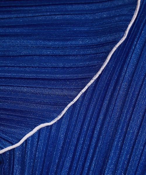 ROPE' PICNIC（ロペピクニック）の「シアープリーツプチハイネックカットトップス（Tシャツ/カットソー・レディース・オフホワイト/チャコールグレー/ブルー・38）」の5枚目の写真