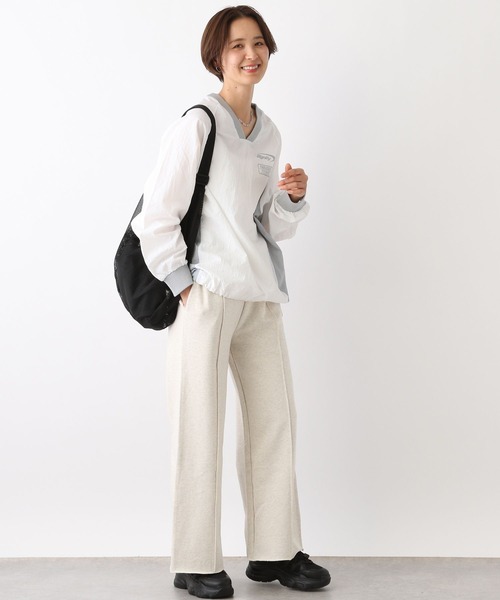 LEPSIM(レプシィム)の「スウェットストレートパンツ 111033(スウェットパンツ・レディース・ブラック/アイボリー/グレー・FREE)」の6枚目の写真