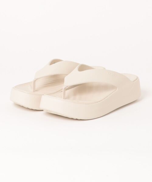 crocs(クロックス)の「クロックス ゲッタウェイ プラットフォーム フリップ / crocs Getaway Platform Flip(サンダル・レディース・ブラック/ブラウン/ピンク/ホワイト・21cm/22cm/23cm/24cm/25cm)」の2枚目の写真