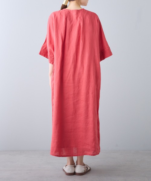 S/Mサイズ展開・WEB限定】フレンチリネンワンピース（ワンピース