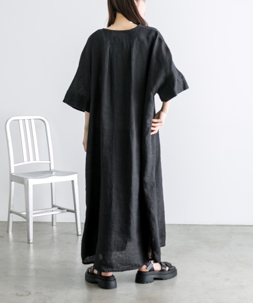 S/Mサイズ展開・WEB限定】フレンチリネンワンピース（ワンピース