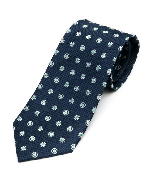 TOKYO SHIRTS（トウキョウシャツ）の「COOL PASTEL COLOR DOT 絹100% ベーシックネクタイ（ネクタイ・メンズ・ネイビー系4/ネイビー系3/サックスブルー/イエロー/ネイビー/ライトパープル/ピンク/ライトグリーン/ネイビー系1/ネイビー系2・FREE）」の7枚目の写真