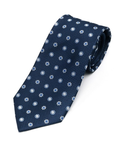 TOKYO SHIRTS（トウキョウシャツ）の「COOL PASTEL COLOR DOT 絹100% ベーシックネクタイ（ネクタイ・メンズ・ネイビー系4/ネイビー系3/サックスブルー/イエロー/ネイビー/ライトパープル/ピンク/ライトグリーン/ネイビー系1/ネイビー系2・FREE）」の3枚目の写真