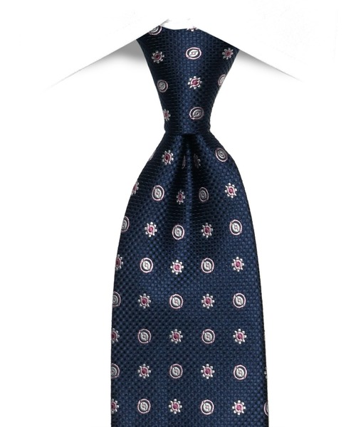 TOKYO SHIRTS（トウキョウシャツ）の「COOL PASTEL COLOR DOT 絹100% ベーシックネクタイ（ネクタイ・メンズ・ネイビー系4/ネイビー系3/サックスブルー/イエロー/ネイビー/ライトパープル/ピンク/ライトグリーン/ネイビー系1/ネイビー系2・FREE）」の18枚目の写真