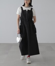 FREE'S MART | フロントジップジャンパースカート(ワンピース)