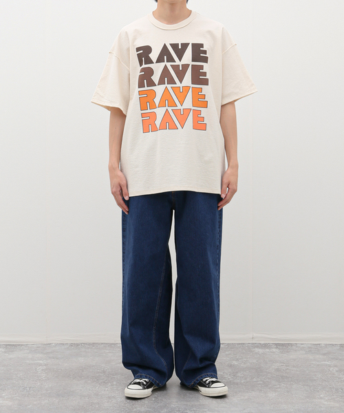 セール】【ISNESS MUSIC / イズネスミュージック】RAVE T-SHIRT（T