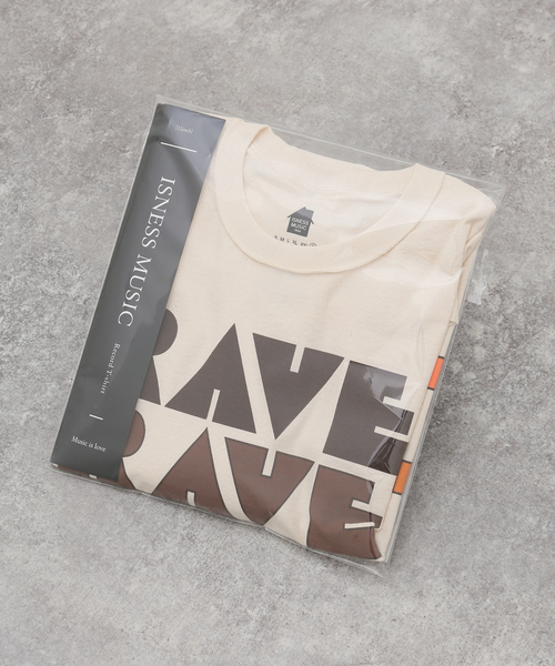 セール】【ISNESS MUSIC / イズネスミュージック】RAVE T-SHIRT