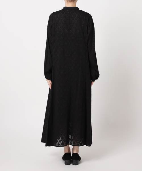 JOURNAL STANDARD relume（ジャーナルスタンダード　レリューム）の「《追加》コットンジャガードフレアワンピース（ワンピース・レディース・ブラック/ベージュ/ホワイト・FREE）」の9枚目の写真