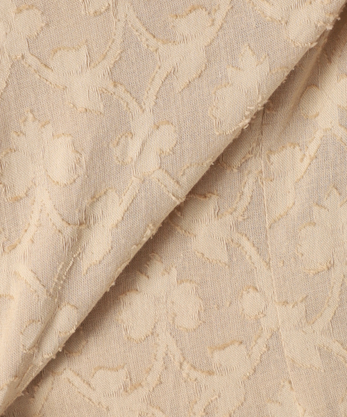 JOURNAL STANDARD relume（ジャーナルスタンダード　レリューム）の「《追加》コットンジャガードフレアワンピース（ワンピース・レディース・ブラック/ベージュ/ホワイト・FREE）」の4枚目の写真