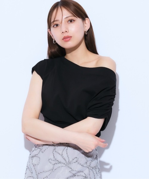 Mystrada（マイストラーダ）の「ドレープゆるニット（ニット