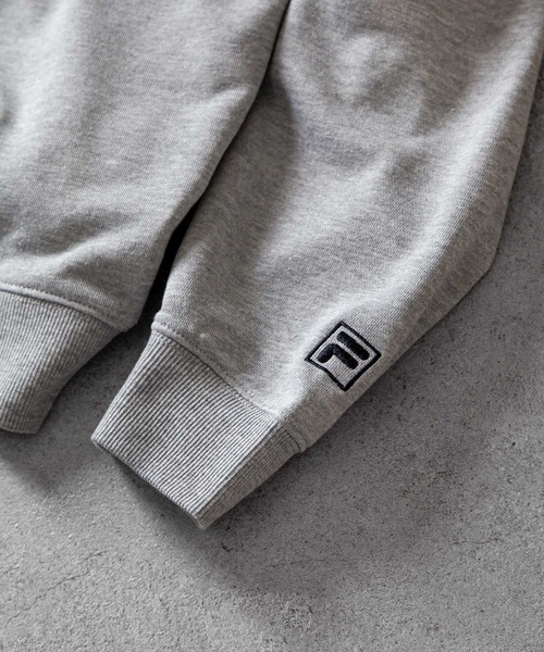 FILA（フィラ）の「【FILA】 【別注】 ワンポイント ロゴ 刺繍 裏毛 長袖 ジップパーカー（パーカー・レディース・杢グレー/ホワイト/ブラック/ネイビー/ブラック系/ホワイト系・MEDIUM/LARGE）」の20枚目の写真