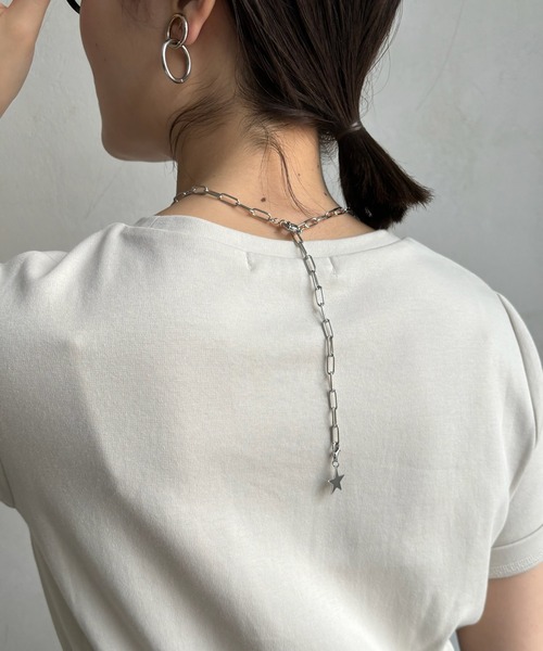 DouDou(ドゥドゥ)の「スターチャームマルチチェーンネックレス(ネックレス・レディース・シルバー/ゴールド・FREE)」の7枚目の写真