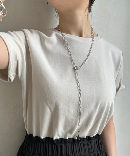 DouDou(ドゥドゥ)の「スターチャームマルチチェーンネックレス(ネックレス・レディース・シルバー/ゴールド・FREE)」の8枚目の写真