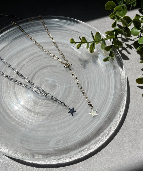 DouDou(ドゥドゥ)の「スターチャームマルチチェーンネックレス(ネックレス・レディース・シルバー/ゴールド・FREE)」の10枚目の写真