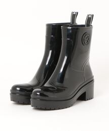 マイケルコース MICHAEL KORS レインブーツ 6 PVC(塩化ビニール) ダークブラウン×ライトブラウン レディース 型押し加工 靴 MICHAEL KORS(マイケルコース) ⁄ マイケルコース⁄レインブーツ⁄US7⁄WHT